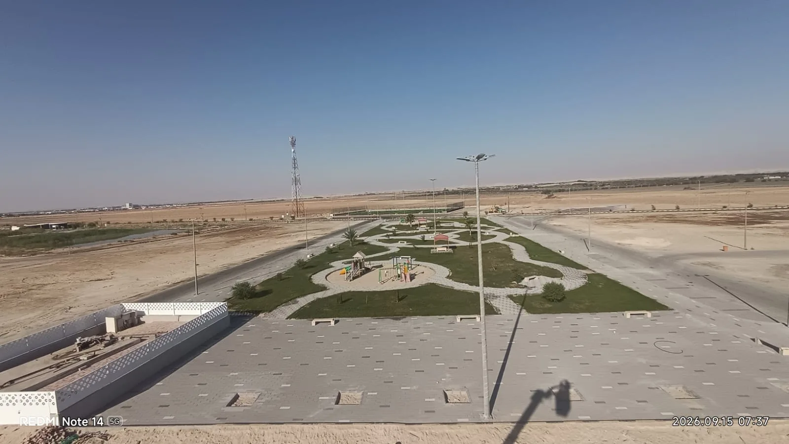 صورة من مشروع صيانة الشوارع بالصرار والهجر التابعة لها